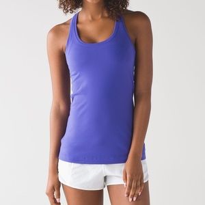 Lululemon Cool Racerback II Super Purple Tank Top